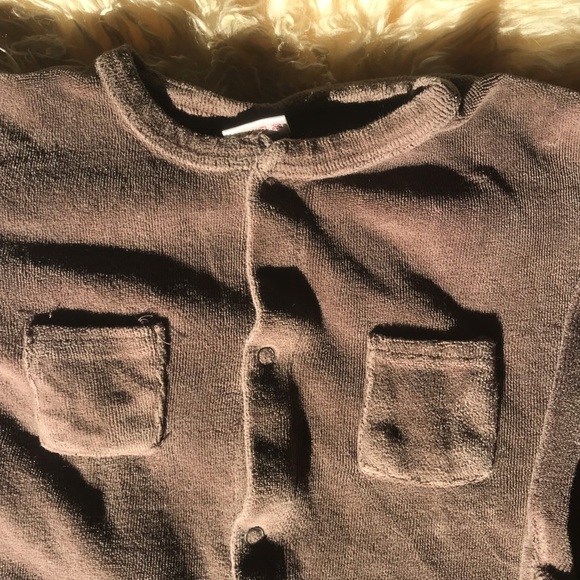 L’ovedbaby Velour Footie - Picture 2 of 6